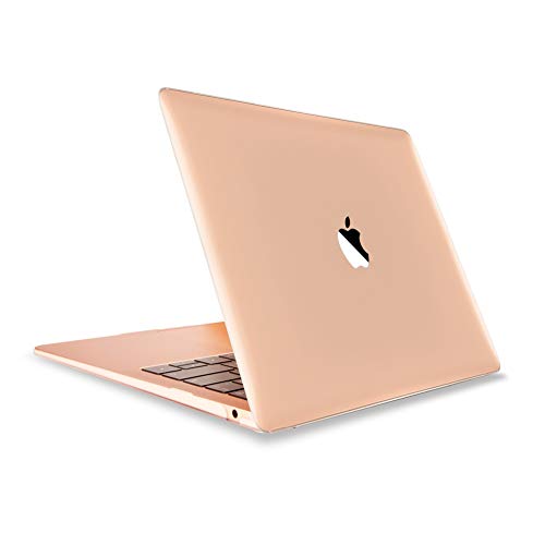 TOP CASE MacBook Air 13 Inch Case A1932 with Retina Display fits Touch ID 2019 2018 Release, 4 in 1 Essential Bundle Crystal Hard Case, Keyboard Cover, Sleeve, Screen Protector,Crystal Clear