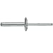 Large Flange Pop Rivets 3/16