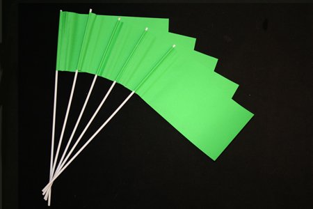 Papierfähnchen: Grün 50er Packung