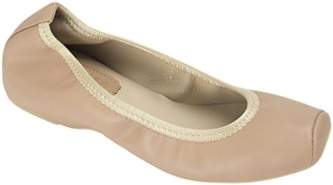 Sweet Holic AnnaKastle Womens Vegan Leather Square Toe Ballet Flats Slip On Shoes