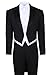 S.H. Churchill & Co. Black Tailcoat Tuxedo & Tuxedo Pants - 50 Long
