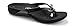 Vionic Women's Rest Bella II Toepost Sandal - Ladies Flip Flop with Concealed Orthotic Arch Support Black 6 M US