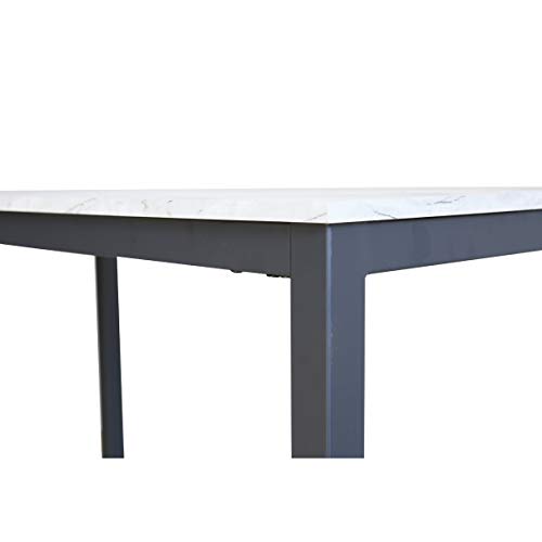 Tilly Lin Faux Marble Writing Desk Computer Desk, Home Office Table, Sturdy and Elegant, 47.2" W