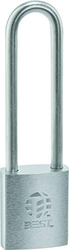 StanleyBest 21B782L Best 21B 7 Pin 5/16" Padlock, Non-Key Retained, 4" Steel Shackle
