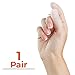 NatraCure Gel Toe Cap and Finger Protector - 1 Pair - (Size: Large/X-Large) - Helps Cushion and Reduce Pain from Corns, Blisters, Hammer Toes, and Ingrown Nails