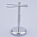 CSB Deluxe Chrome Shaving Brush Stand Best Safety Razor Stand. This Will Prolong The Life Of Your Shaving Brush
