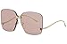 Sunglasses Gucci GG 0352 S- 003 GOLD/PINK