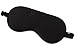 MAXFEEL 100% Pure Silk Eye Mask for Sleeping Black Big Size 22 * 10cm