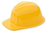 1 Dozen Yellow Construction Hats for Kids - Children's Hard Hats - Building Supplies Toys - Construction Themed Party Favor - Building and Construction Toys - Dress Up Accesory