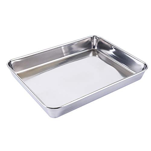 Sheet Pan,Cookie Sheet,Heavy Duty Stainless Steel Baking Pans,Toaster