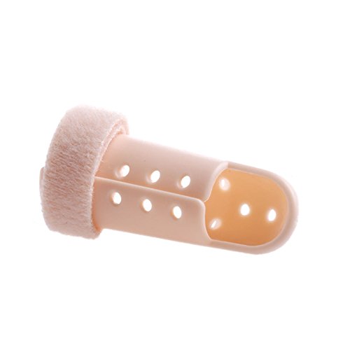 xxiaoTHAWxe 1Pc Plastic Finger Injury Pain Splint DIP Joint Mallet Support Brace Protection - 5#