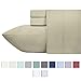 California Design Den Luxury Queen Size Sheet Set - 100% Cotton, 600 Thread Count Deep Pocket Queen Sheets, Hotel-Quality Bedding with Sateen Weave - Taupe