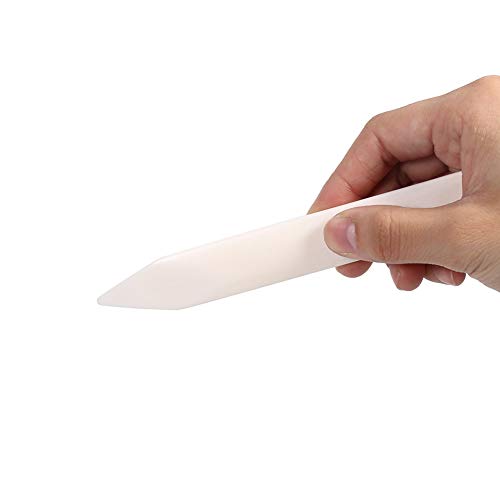 Bone Tool-Natural Bone Folder Tool for Scoring Folding Creasing Burinishing Edges of Leather Craft