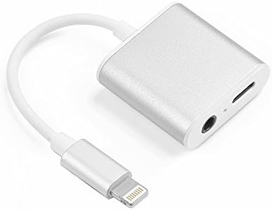 iphone 7 Lightening Adapter,Egrace 3 in 1 Bluetooth Headphone Adapter Splitter and Charger with Call Function For iphone 7 Plus (Silver)