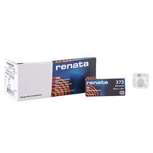 renata 373 SR916SW 1PACK X (10PCS) Silver 1.55V Watch battery Made in swiss