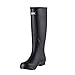 WTW Women's Knee High Rain Boots Size 9 (Black)