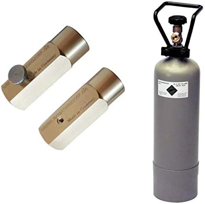 Co2 Property Foldable Incl Adaptor For The Transfer Of Co2 Gas From Large Water Bottles In The 425g Sodastream Co2 Bottles All Upto 500 Per Year Amazon De Home Kitchen