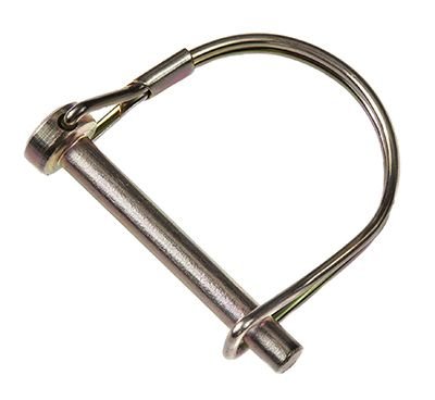 DOUBLE HH 81987 Round Wire Lock Hitch Pin with Coil Tension, 5/16 x 2-1/4"