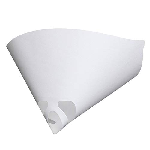 Jeteven Strainer Cone Silicone Funnel Filter Tip Cone Shaped Fine Nylon Mesh Funnel W/Hooks Disposable (100pcs)