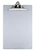 Saunders 22517 Recycled Aluminum Clipboard - Silver, Letter Size, 8.5 in. x 12 in. Document Holder with High Capacity Clip
