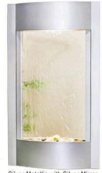 Adagio Serene Waters With Silver Mirror in Silver Metallic Finish Fountain