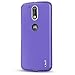 J&D Case Compatible for Moto G4 Plus/Moto G4 Case, Drop Protection Slim Cushion Shock Resistant Protective TPU Slim Case for Motorola Moto G4 Plus Bumper Case, Not for Moto G4 Play, Purple