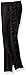 French Toast Toddler Girls' Legging With Ruched Side Panel, Black, 2T