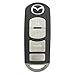 Mazda Keyless Entry Remote 4-Button Smart Key (FCC ID: WAZSKE13D01 / P/N: GJR9-67-5RY or 662F-SKE13D01)