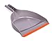 BirdRock Home Broom and Dustpan Set - Orange and Grey Durable Set - Indoor or Outdoor - Sweep Combo Great for Kitchen, Home, Garage and Office - Clip On