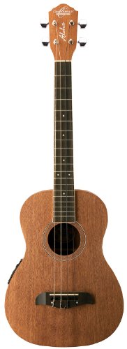 Oscar Schmidt OU52E Mahogany Baritone Acoustic-Electric Ukulele - Natural