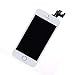 cellphoneage for iPhone 5S New LCD Touch Screen Replacement with Home Button and Camera Full Set Digitizer Diplay Assembly Replacement White + Free Tool Kits + Free Screen Protector (White.)