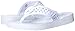 Skechers Women's Meditation Rhinestone Flip Flop, White, 7 M US