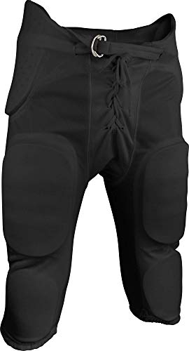 image for Sports Unlimited Double Knit Youth Integrated Football Pants, Black, X