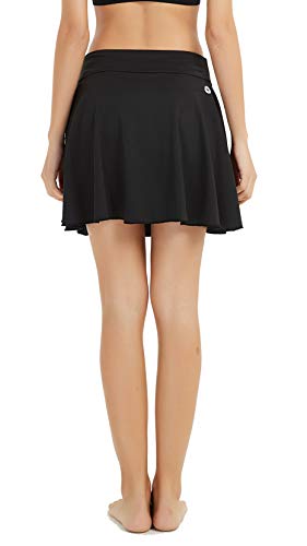 image for Lemorecn Women's UPF 50+ Athletic Tennis Skort Lightweight Golf Pleate