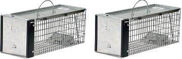 Havahart 0745 One-Door Animal Trap for Chipmunk, Squirrel, Rat, and Weasel, X-Small (2-(Pack))