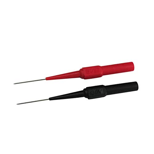 4 Pieces Multimeter Insulation Piercing Needle Multimeter Test Probes with Banana Socket