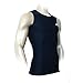 Compression Tank Top (Black - M) Men's Muscle Running Base Layer Sleeveless Sports Tee