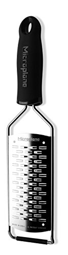 Microplane 45002 Gourmet Series Medium Ribbon Grater, Black