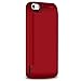 iPhone 5 / 5S / 5C / SE Battery Case,TQTHL Update [4800mAh] External Battery Backup Protective Charger Case for iPhone 5 / 5S / 5C / SE (Built-in USB Output Power Bank) LED Indicator Light - Red