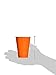 Premium Orange Peel Plastic Cups (12 oz) 50 Count - Stackable, Heavy-Duty & Eco-Friendly Party Drinkware, Vibrant Color & Ultimate Durability - Perfect For All Occasions