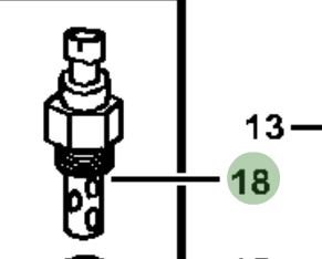 John Deere Original Equipment Sensor #RE61812
