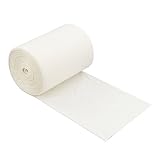 Morcte 100% Biodegradable Compost Bags, 1.2 Gallon, White, 100 Counts