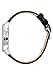 Nixon Kensington Leather Black Casual Designer Women’s Watch (37mm. Black & Silver Face/Black Leather Band)