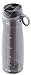 Pogo BPA-Free Plastic Water Bottle with Flip Straw, 40 oz, Grey