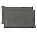 Cosy House Collection Everyday 1500 Series Pillowcases - Bedroom Essentials - Luxury Hotel Quality - Silky Soft & Smooth - Gentle & Skin Friendly - Set of 2 (Standard, Grey)