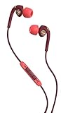 Skullcandy S2FXGM-432 Bombshell Women's In-Ear Headphones with Earbud, Mic & Remote, Plumg Coral/Floral/Gold
