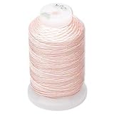 Simply Silk Beading Thread Cord Size FF Pink 0.015 Inch 0.38mm Spool 115 Yards for Stringing Weaving Knotting