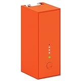 VOJO Portable Phone Charger 3350mah Magic Power Bank with Wall Outlet, ONEMINI External Battery Pack [Orange]