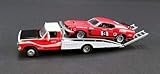 NEW 1:64 ACME COLLECTION - Allan Moffat Racing 1968 Ford F-350 Ramp Truck & 1969 Ford Mustang Boss 302 Trans Am #9 Coca Cola Set of 2pcs Diecast Model Car By ACME