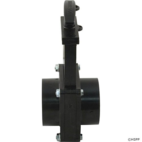 Valterra Gate Valve, 3 pc, 2" fpt x 2" s, 40psi, Black